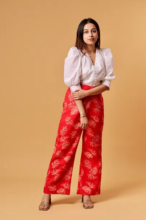 The Bold Orange And White Coord